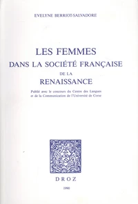 Les femmes dans la société française de la Renaissance
