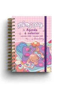 Agenda à colorier Mimi Cozy - 16 mois, septembre 2026-décembre 2027