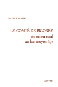 Le comté de Bigorre.