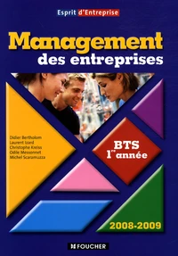 Management des entreprises BTS 1e année