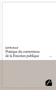 Pratique du contentieux de la fonction publique