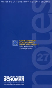 Constitution européenne : deux fois "oui" !