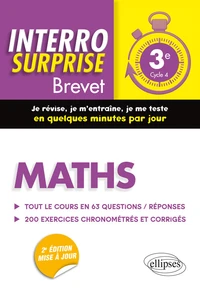 Maths 3e Cycle 4 Brevet