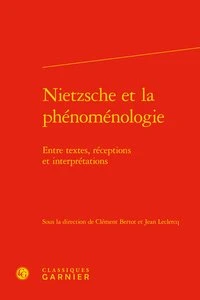 Nietzsche et la phénoménologie