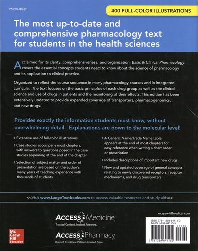 Basic & Clinical Pharmacology 14th edition
