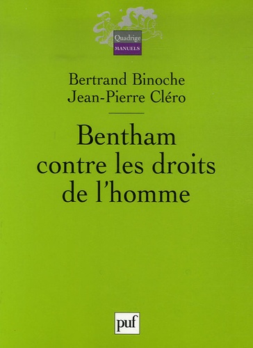 Bertrand Binoche - Bentham contre les droits de l'homme.