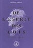 Bertrand Binoche - Introduction à De l'esprit des lois de Montesquieu.
