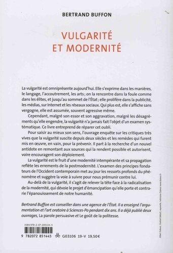 Vulgarité et modernité