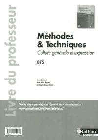 Méthodes & Techniques Culture générale et expression BTS