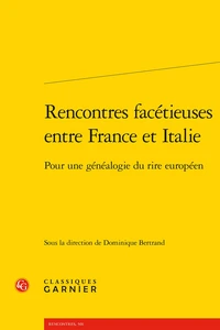Rencontres facétieuses entre France et Italie