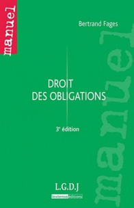 Bertrand Fages - Droit des obligations.