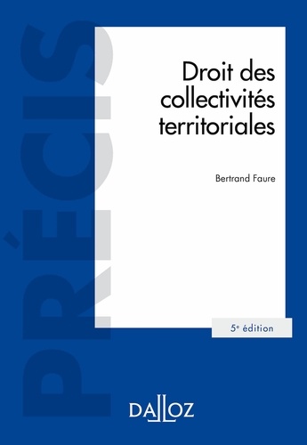 Droit des collectivités territoriales 5e édition