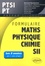 Formulaire PTSI/PT Mathématiques Physique-Chimie SII
