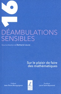 Bertrand Jouve - 16 déambulations sensibles - Sur le plaisir de faire des mathématiques.