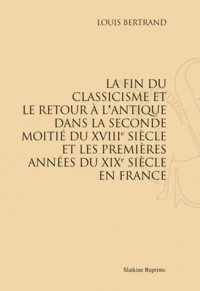 La fin du classicisme