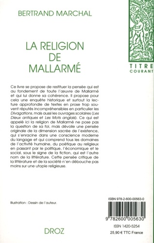 La religion de Mallarmé  édition revue et corrigée