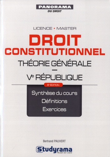 Droit constitutionnel. Théorie générale, Ve République 8e édition revue et augmentée