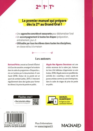 Petit Manuel Pour Grand Oral 2de 1re Tle De Bertrand Perier Grand Format Livre Decitre Petit Manuel Pour Grand Oral 2de 1re Tle De Bertrand Perier Grand Format Livre Decitre
