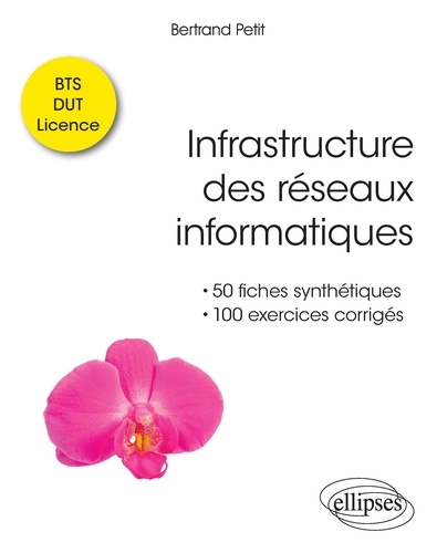 Infrastructure des réseaux informatiques. 50 fiches synthétiques et 100 exercices corrigés BTS-DUT-Licence