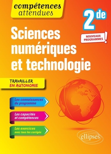 Sciences numériques et technologie 2de  Edition 2019