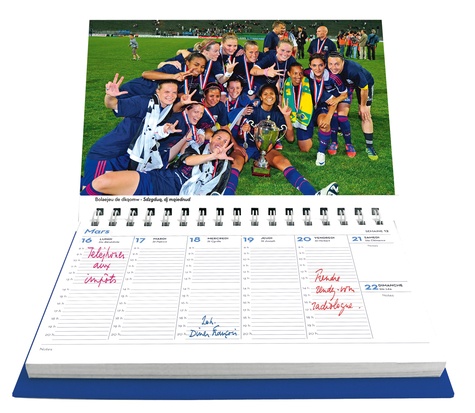 L'agenda-calendrier Olympique lyonnais 2015