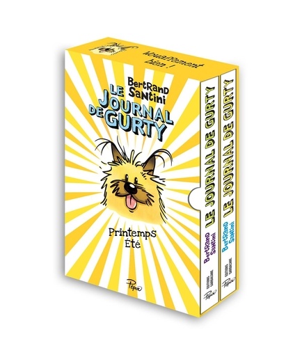 Bertrand Santini - Le journal de Gurty Printemps Eté : Coffret en 2 volumes - Tome 1, Vacances en Provence ; Tome 4, Printemps de chien.