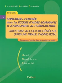 Concours d'entrée en instituts d'AS/AP
