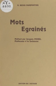 Mots égrainés