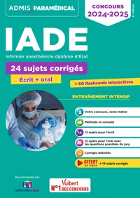 Concours IADE Infirmier anesthésiste diplômé d'Etat