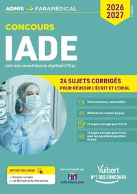 Concours IADE Infirmier anesthésiste diplômé d'Etat