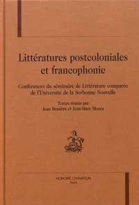 Littératures postcoloniales et francophonie