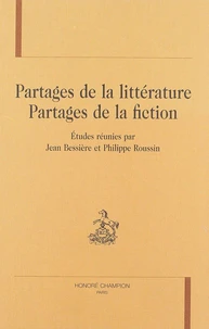 Partages De La Litterature. Partages De La Fiction
