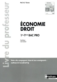 Economie-Droit 1re-Tle Bac Pro