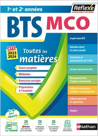 Toutes les matières BTS MCO 1re / 2e années
