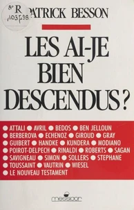 Les ai-je bien descendus ?