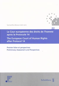 La Cour européenne des droits de l'homme après le Protocole 14
