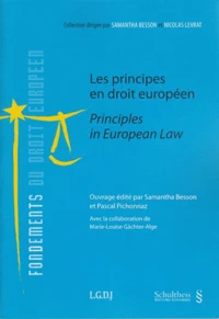 Les principes en droit européen