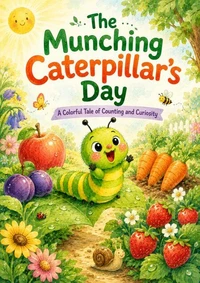 The Munching Caterpillar’s Day: A Colorful Tale of Counting and Curiosity