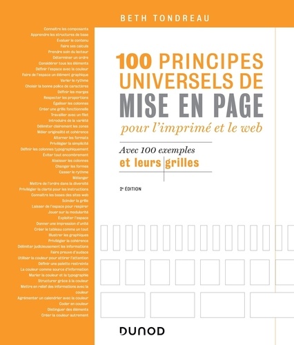 100 principes universels de mise en page pour l'imprimé et le web. Avec 100 exemples et leurs grilles 2e édition