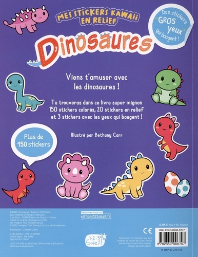 Dinosaures. Livre d'activité. Avec 20 stickers en relief !