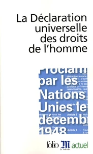 La Déclaration universelle des droits de l'homme