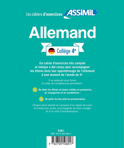 Allemand Collège 4e