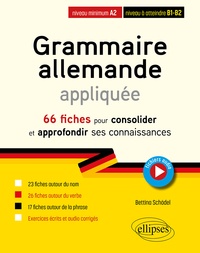 Télécharger des livres de Google au format pdf série Grammaire allemande appliquée  - 66 fiches pour consolider et approfondir ses connaissances  9782340078581