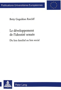 Le développement de l'identité sexuée