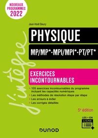 Physique MP/MP*- MPI/MPI* - PT/PT*