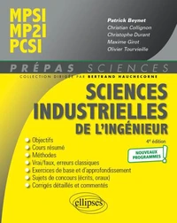 Sciences industrielles de l'ingénieur MPSI, MP2I, PCSI