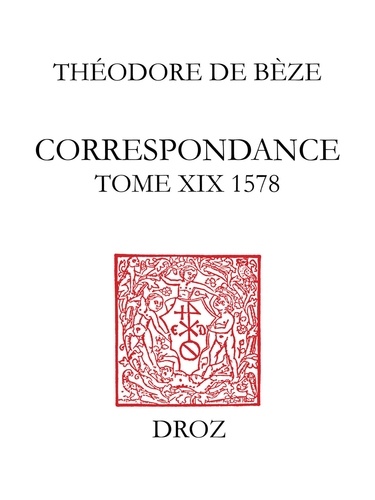 Correspondance Tome 19