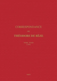 Correspondance de Théodore de Bèze
