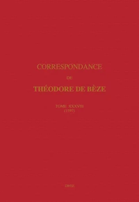 Correspondance de Théodore de Bèze