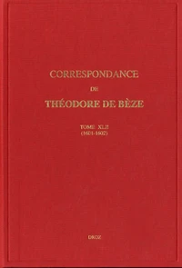 Correspondance de Théodore de Bèze